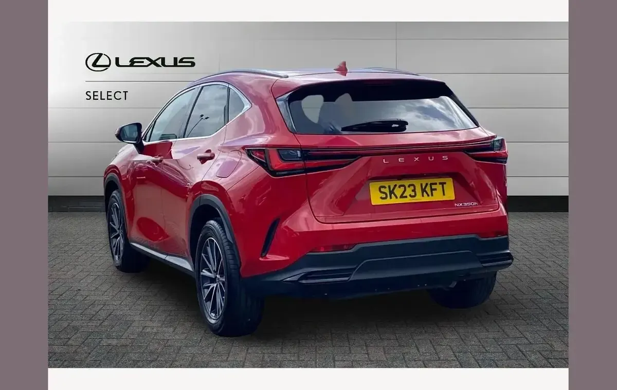 Used Lexus NX350h 245 HP (180 kW) 2023 Fuji red SUV