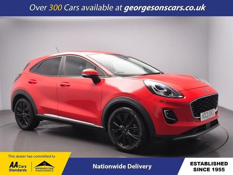 Used Ford Puma Titanium 125 HP (91 kW) 2021 Red Hatchback
