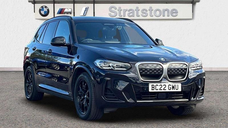 Black Used 2022 BMW iX3 M Sport SUV | £27,099 (Good price) - Image 1/3