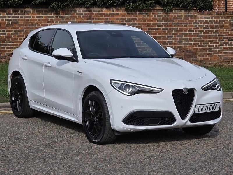 White Used 2021 Alfa Romeo Stelvio Veloce SUV | £27,699 (Fair price) - Image 1/4