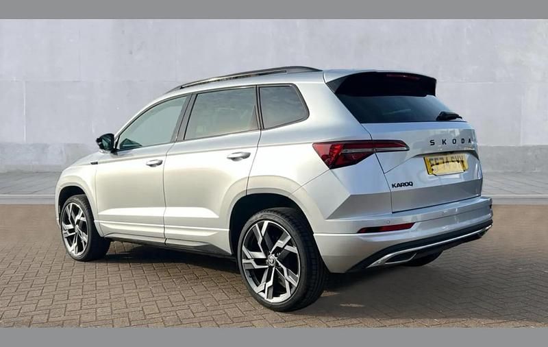Used Skoda Karoq SportLine 150 HP (110 kW) 2024 Silver SUV