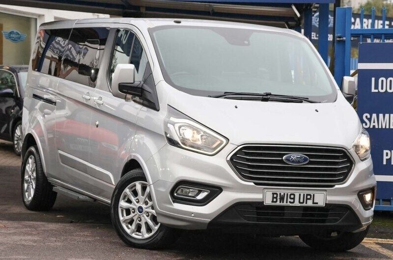 Silver Used 2019 Ford Tourneo Custom Titanium Sedan | £18,991 (Fair price) - Image 1/3