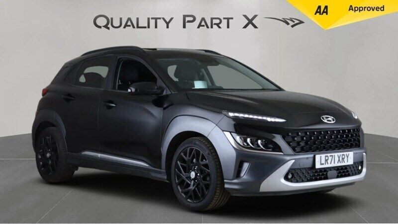 Black Used 2021 Hyundai Kona Ultimate SUV | £16,350 (Good price) - Image 1/4