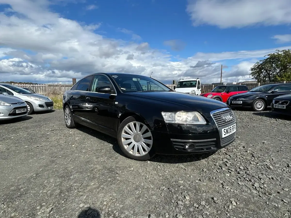 Used Audi A6 2008 Black Sedan