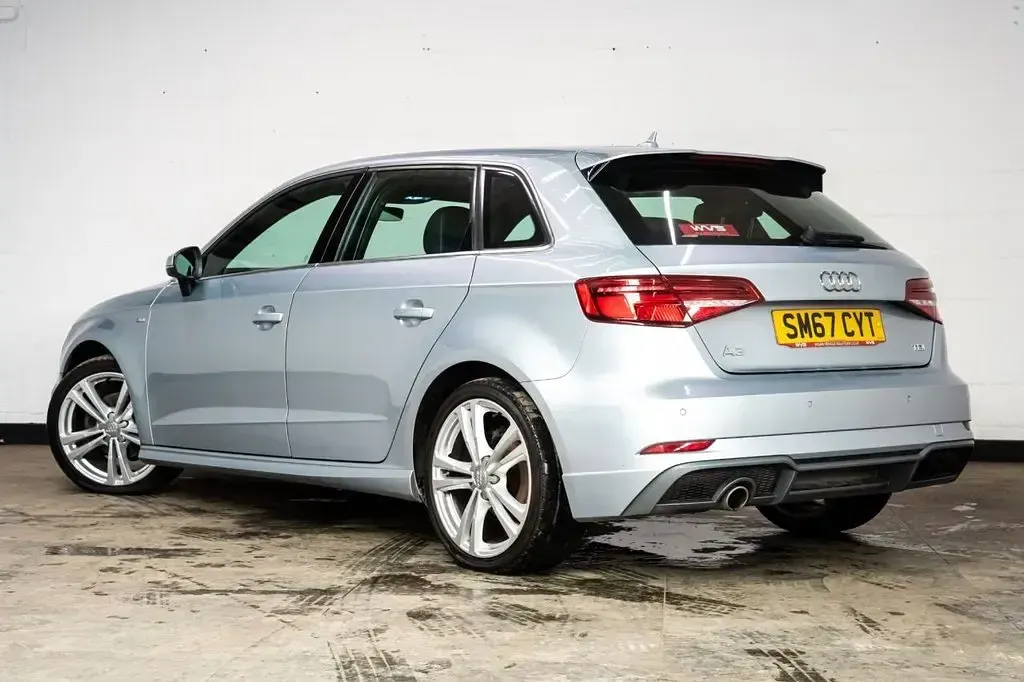 Used Audi A3 Sportback S-Line 110 HP (80 kW) 2017 Silver Hatchback