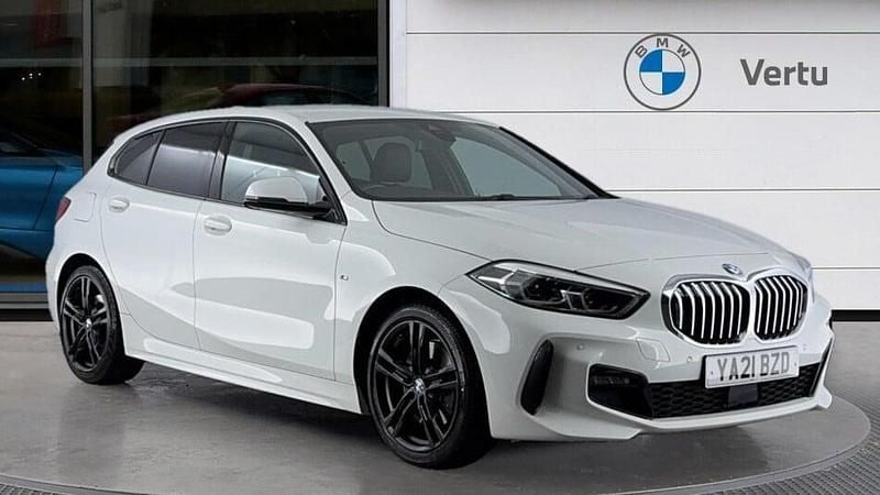 White Used 2021 BMW 120 M Sport Hatchback | £20,792 (Good price) - Image 1/3