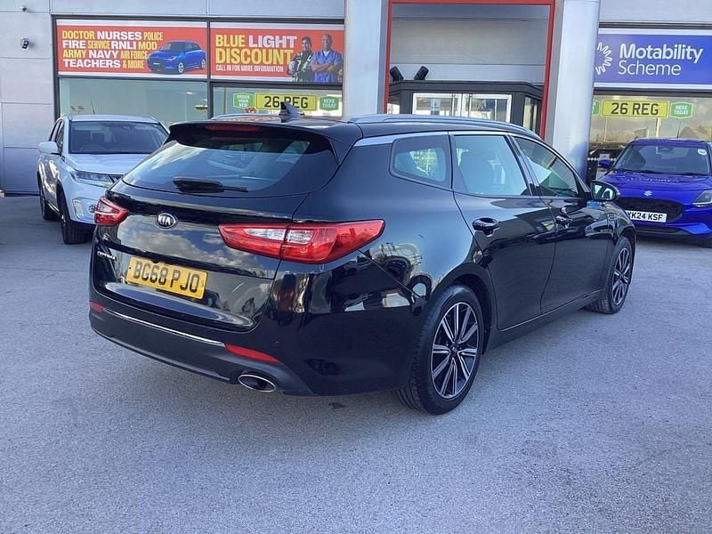 Used Kia Optima 136 HP (100 kW) 2018 Black Estate