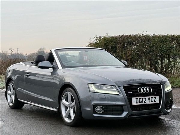 Grey Used 2012 Audi A5 Cabriolet S-Line Cabriolet | £6,999 (Fair price) - Image 1/1