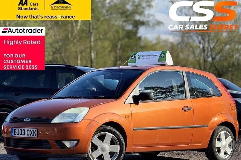 Used Ford Fiesta Zetec 2003 Orange Hatchback