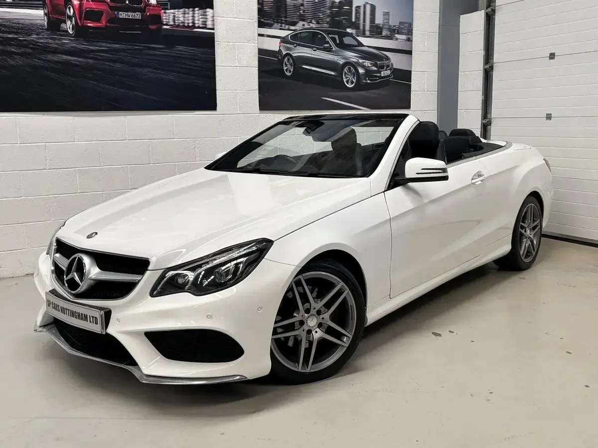 Used Mercedes E350 AMG line 2016 White Cabriolet