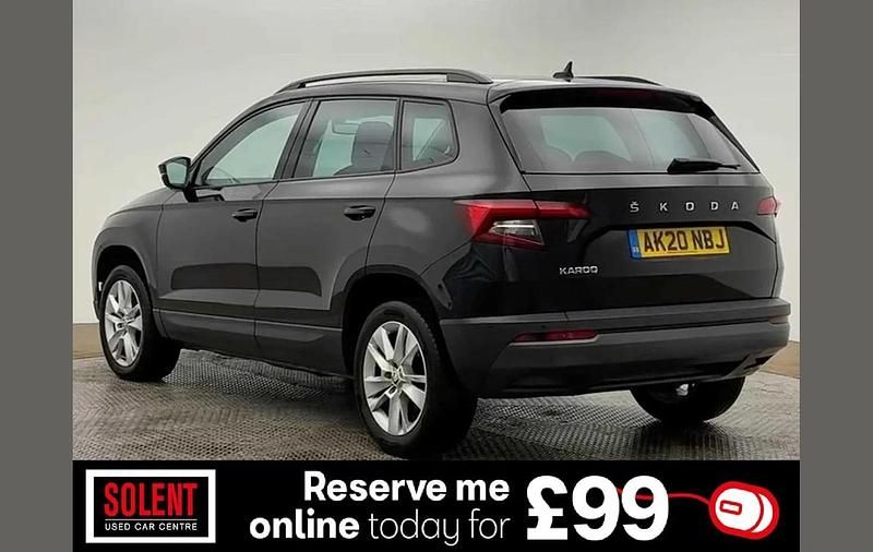 Used Skoda Karoq SE Technology 116 HP (85 kW) 2020 Black SUV