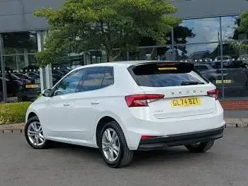 Used Skoda Fabia SE L 116 HP (85 kW) 2024 White Hatchback