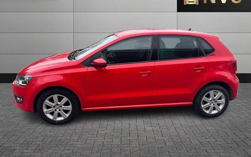 Begagnad VW Polo Edition 60 HK (44 kW) 2013 Röd Halvkombi