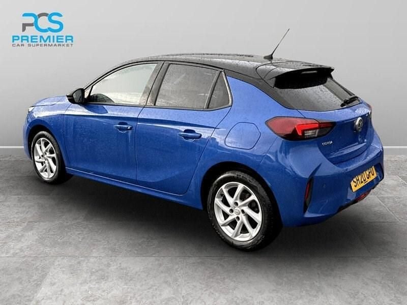 Used Vauxhall Corsa SRi 100 HP (73 kW) 2020 Blue Hatchback