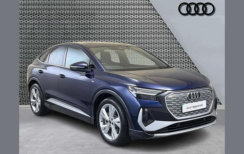 Used Audi Q4 Sportback e-tron S-Line 210 kW (286 HP) 2025 Blue SUV