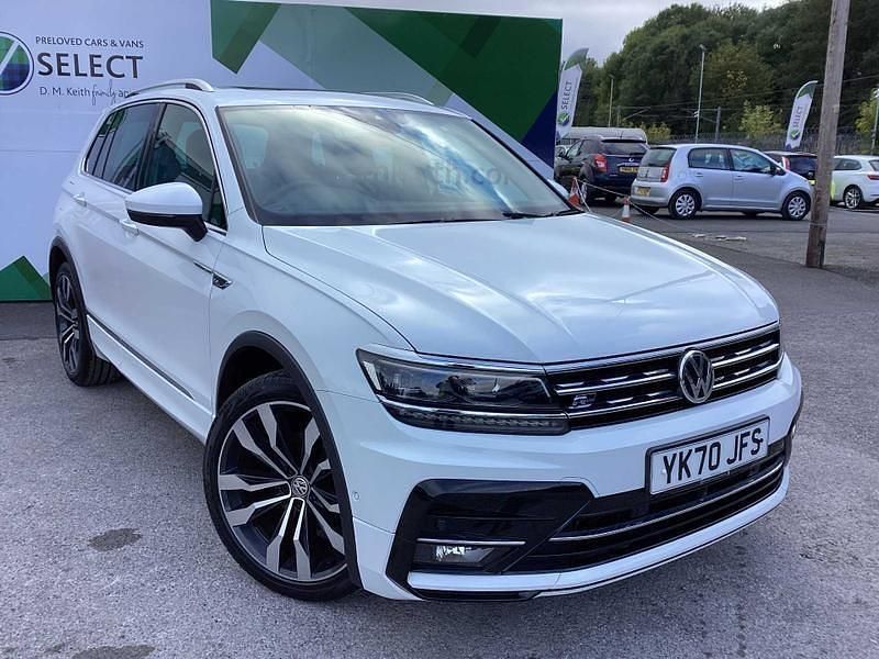 White Used 2020 VW Tiguan R-line SUV | £21,875 (Fair price) - Image 1/4