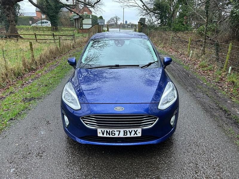 Used Ford Fiesta Zetec 100 HP (73 kW) 2017 Blue Hatchback