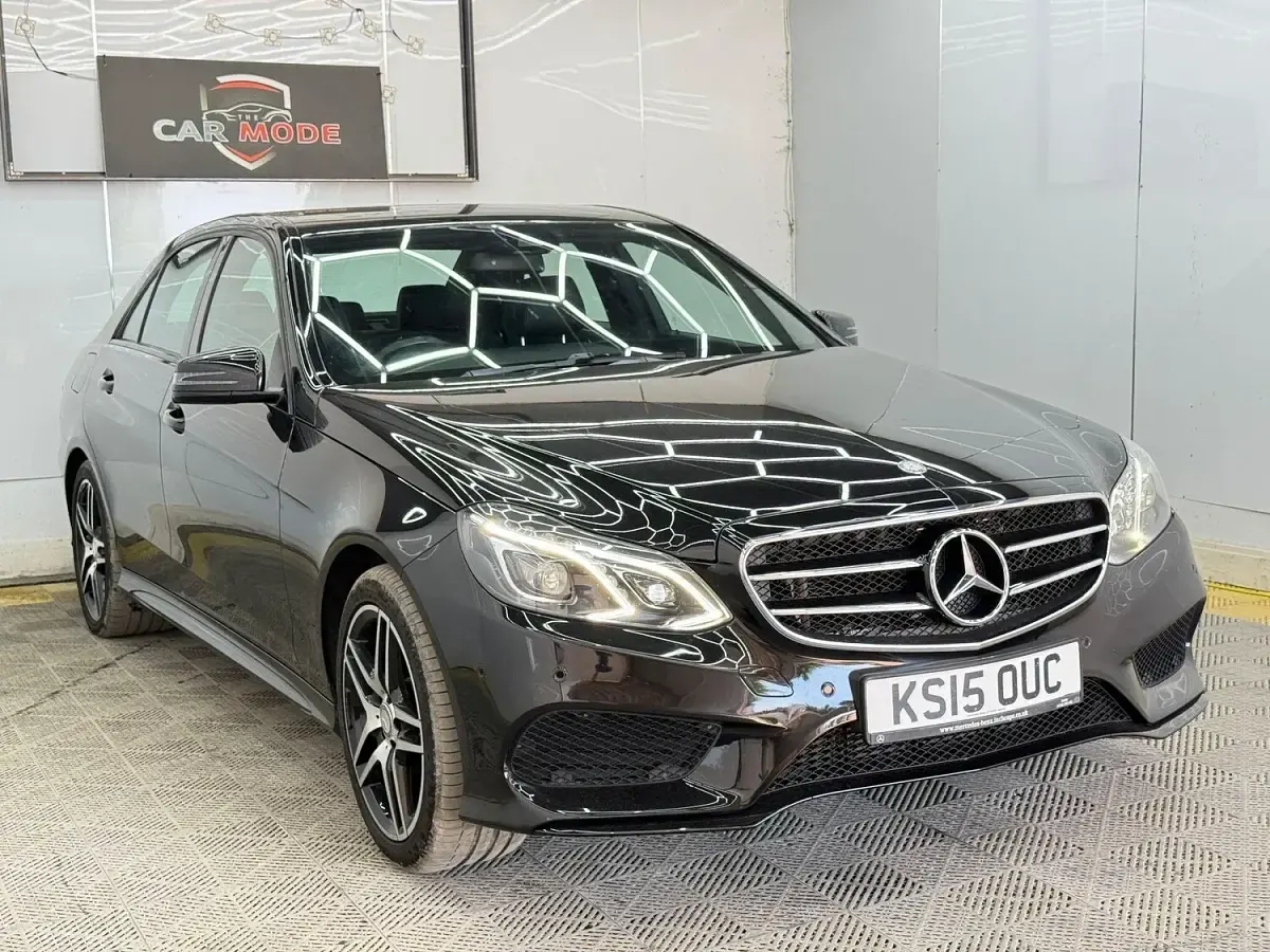 Used Mercedes E220 AMG 177 HP (130 kW) 2015 Black Sedan