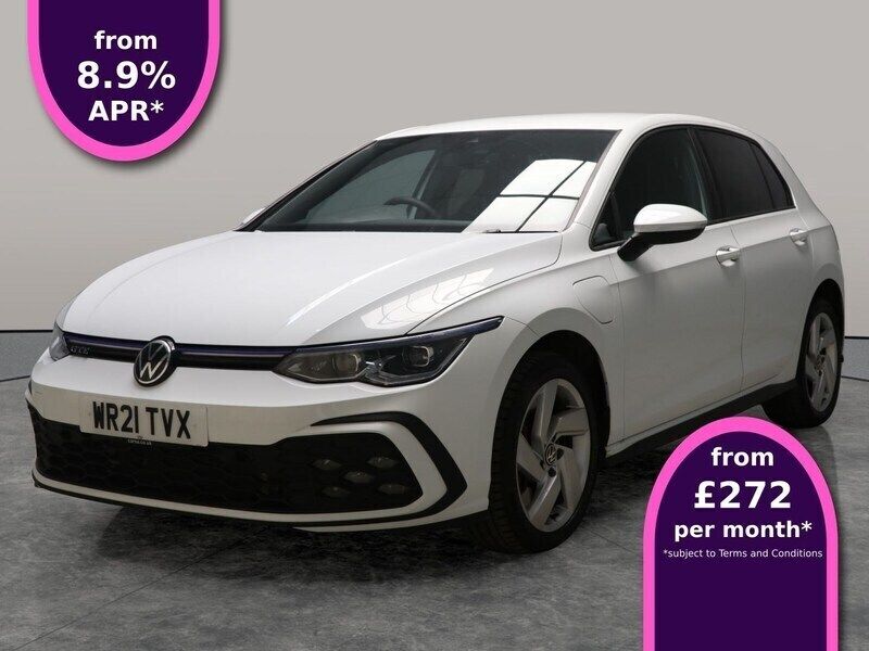 White Used 2021 VW Golf VIII GTE Hatchback | £20,100 (Fair price) - Image 1/3