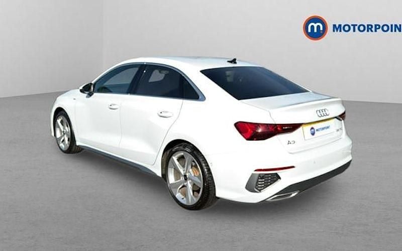 Used Audi A3 S-Line 150 HP (110 kW) 2024 White Sedan