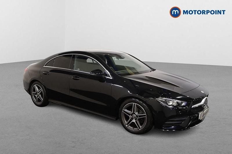 Used Mercedes CLA180 AMG line 136 HP (100 kW) 2022 Black Sedan
