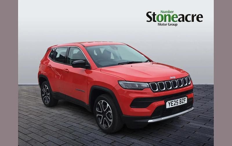 Red New 2025 Jeep Compass Altitude SUV | £24,995 (Good price) - Image 1/4