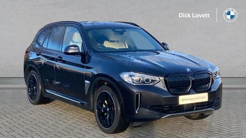 Grey Used 2021 BMW iX3 Shadowline SUV | £25,617 (Fair price) - Image 1/4