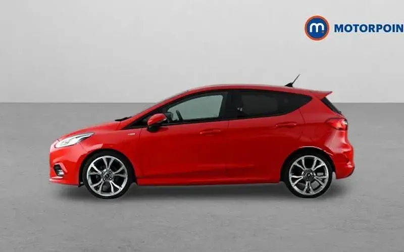 Used Ford Fiesta ST-Line X 125 HP (91 kW) 2021 Red Hatchback