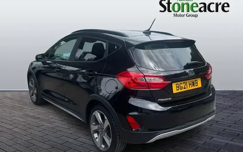 Used Ford Fiesta Active 95 HP (69 kW) 2021 Black Hatchback