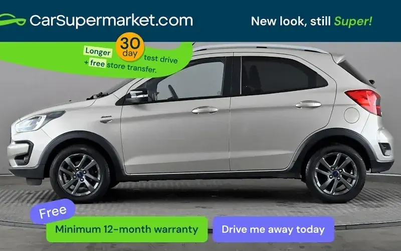 Usado Ford Ka Plus Active 86 HP (63 kW) 2018 Prateado Citadino