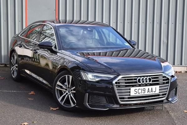 Black Used 2019 Audi A6 S-Line Sedan | £20,995 (Fair price) - Image 1/4