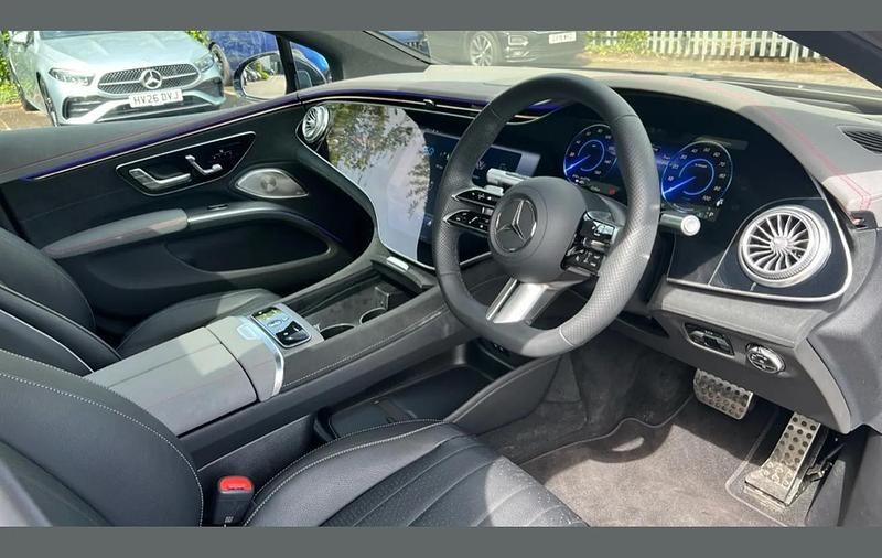 Used Mercedes EQS450+ AMG Line Premium Plus 264 kW (360 HP) 2025 Blue Sedan