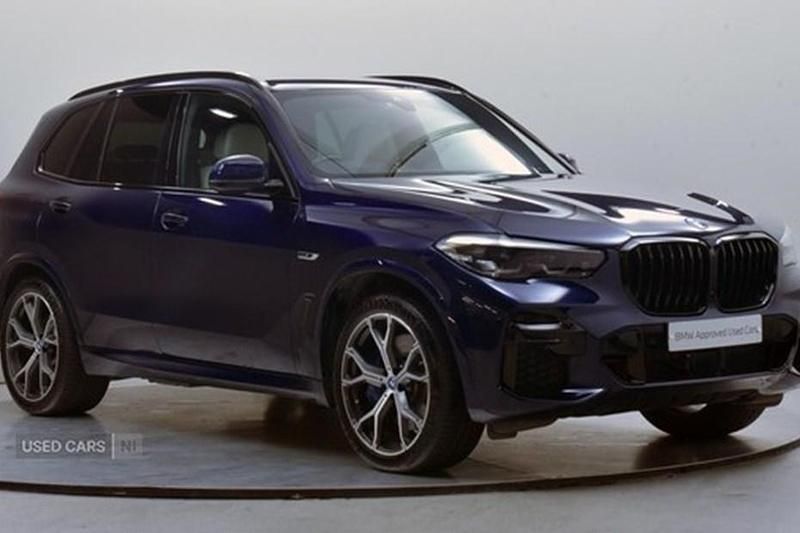 Blue Used 2022 BMW X5 M Sport SUV | £49,995 (Expensive) - Image 1/1