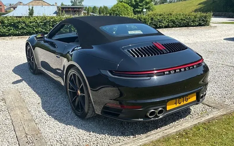 Used Porsche 992 450 HP (330 kW) 2019 Black Cabriolet