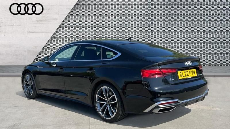Used Audi A5 Sportback S-Line 163 HP (119 kW) 2022 Black Hatchback