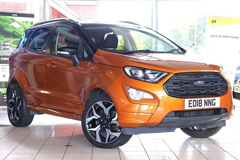 Orange Used 2018 Ford Ecosport ST-Line SUV | £10,430 (Fair price) - Image 1/4