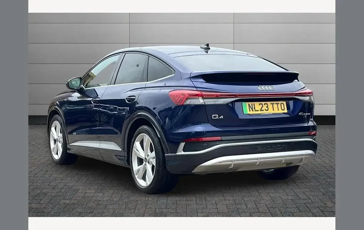Used Audi Q4 e-tron S-Line 150 kW (204 HP) 2023 Blue SUV