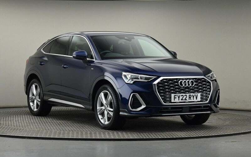 Navarra blue metallic Used 2022 Audi Q3 Sportback S-Line SUV | £26,500 (Good price) - Image 1/4