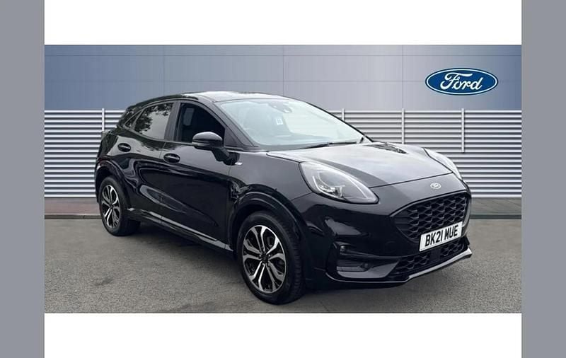 Black Used 2021 Ford Puma Gen-E ST-Line SUV | £14,500 (Fair price) - Image 1/4