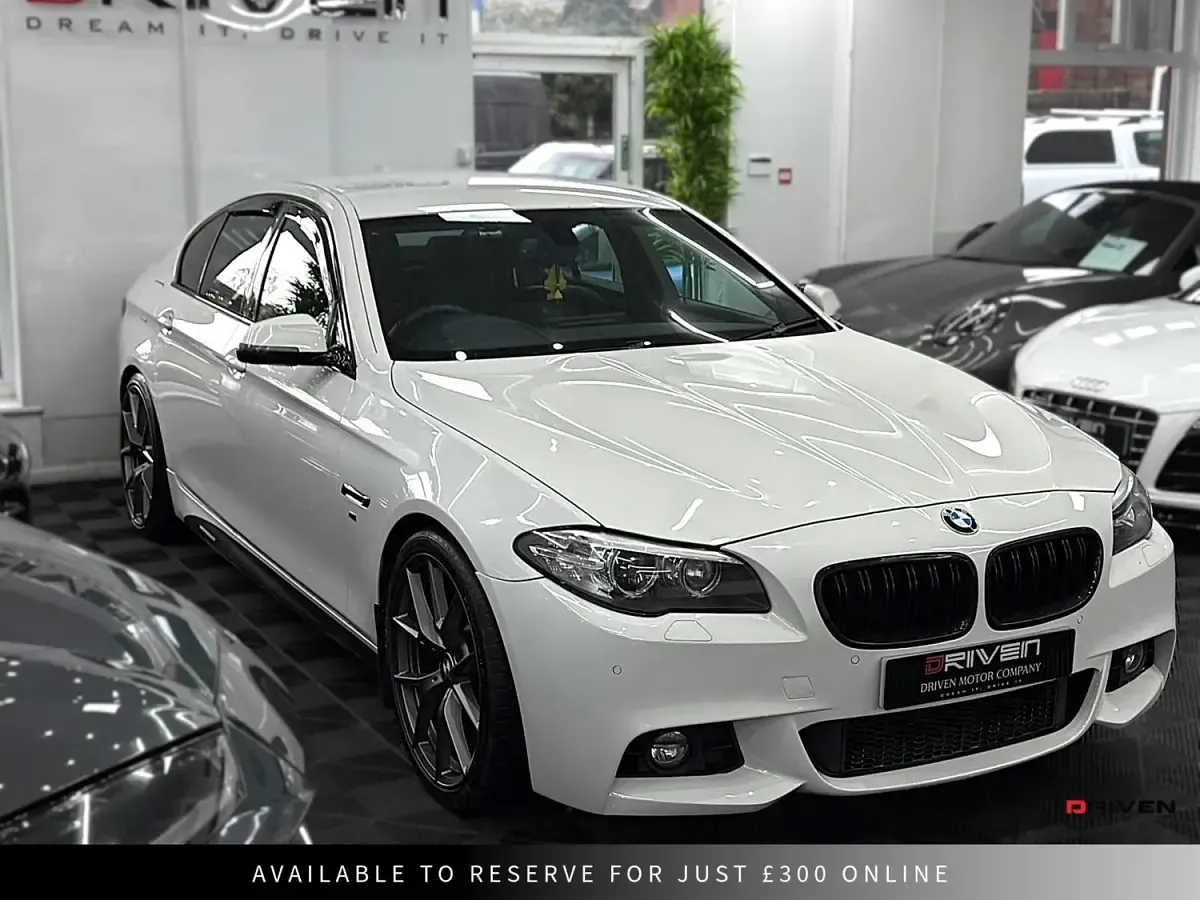 Begagnad BMW 520 M Sport 2014 Vit Sedan