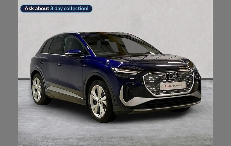 Used Audi Q4 e-tron S-Line 150 kW (204 HP) 2022 Blue SUV