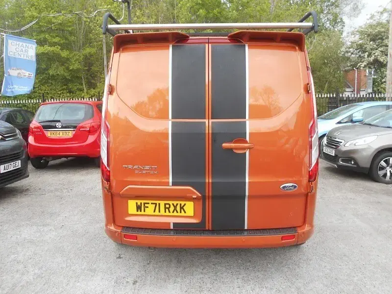 Used Ford Transit Custom Sport 2022 Orange Van