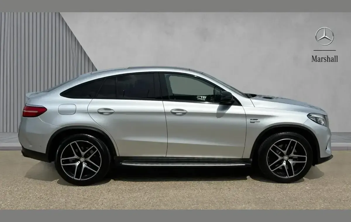 Used Mercedes GLE450 AMG Premium 367 HP (269 kW) 2016 Iridium silver metallic SUV