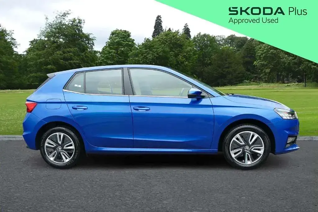 Used Skoda Fabia SE L 110 HP (80 kW) 2022 Blue Hatchback