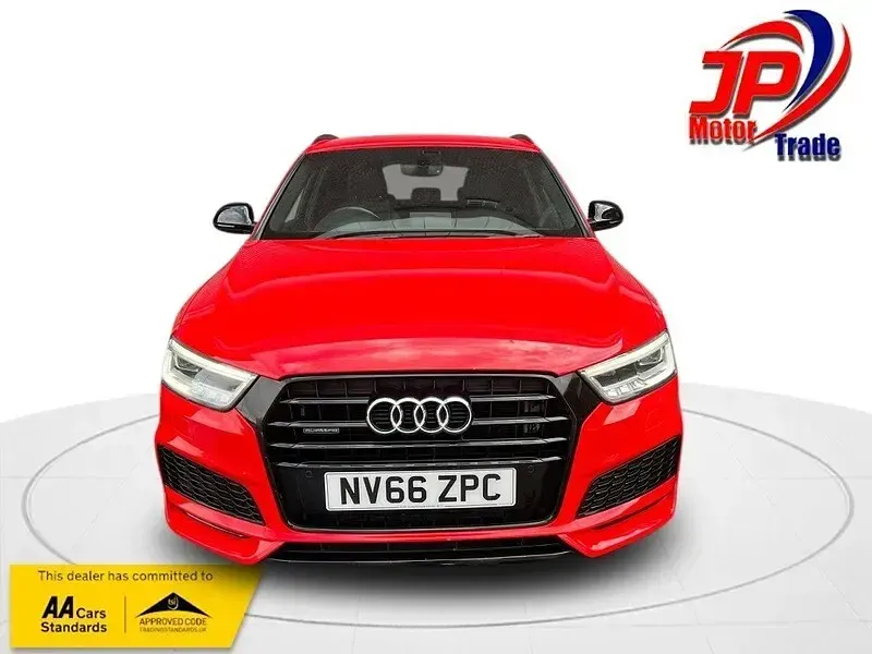 Used Audi Q3 Black Edition 184 HP (135 kW) 2017 Red SUV