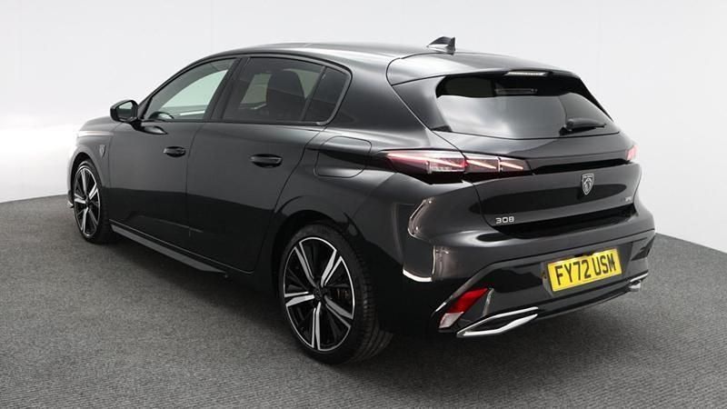 Used Peugeot 308 Premium 178 HP (130 kW) 2022 Black Hatchback
