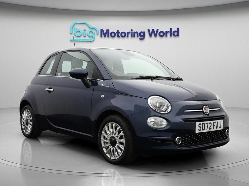 Blue Used 2022 Fiat 500 Dolcevita Hatchback | £10,400 (Fair price) - Image 1/4