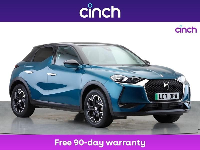 Blue Used 2021 DS Automobiles DS3 Crossback E-Tense Prestige SUV | £10,899 (Fair price) - Image 1/3