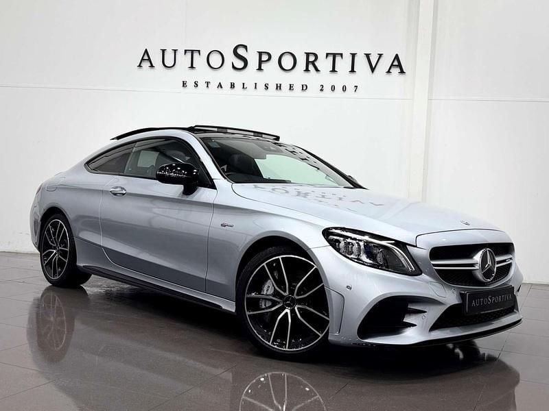 Used Mercedes C43 AMG Premium Plus 390 HP (286 kW) 2022 Silver Coupe