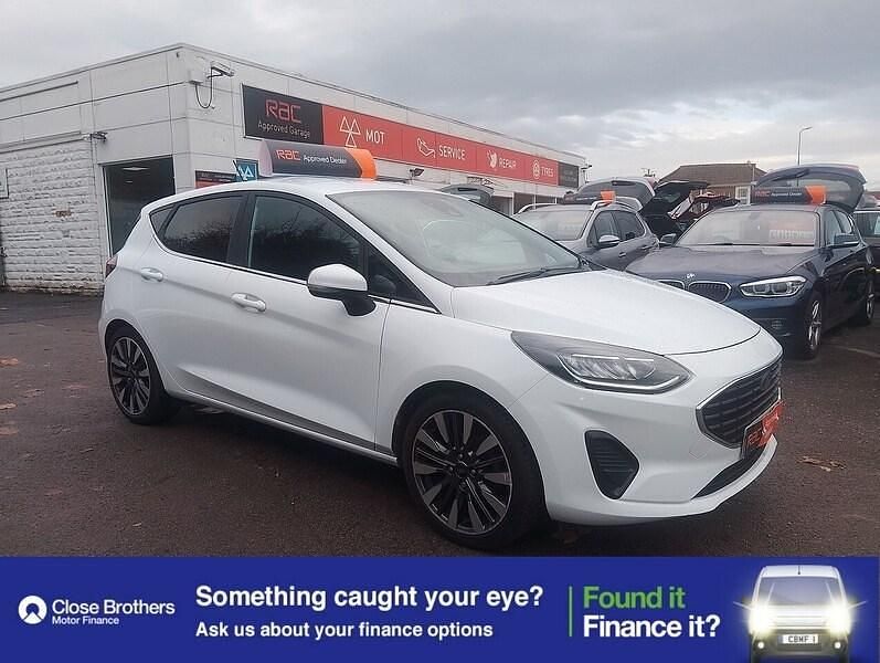 Used Ford Fiesta Titanium 2022 White Hatchback
